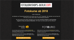Desktop Screenshot of fotoworkshops-berlin.com